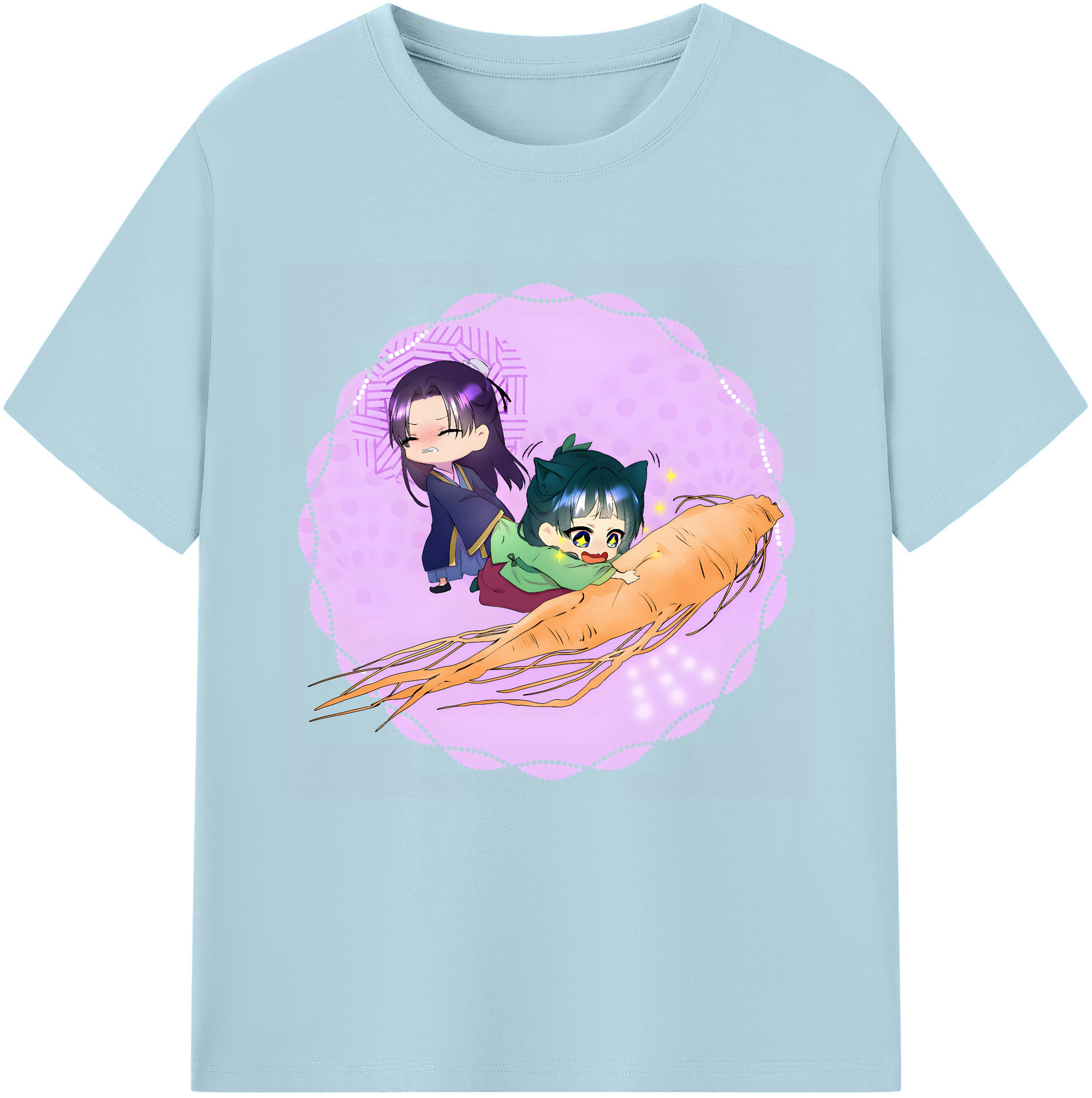（画像用） 薬屋のひとりごと The Apothecary Diaries 綿100％半袖Tシャツ（フロントプリント）